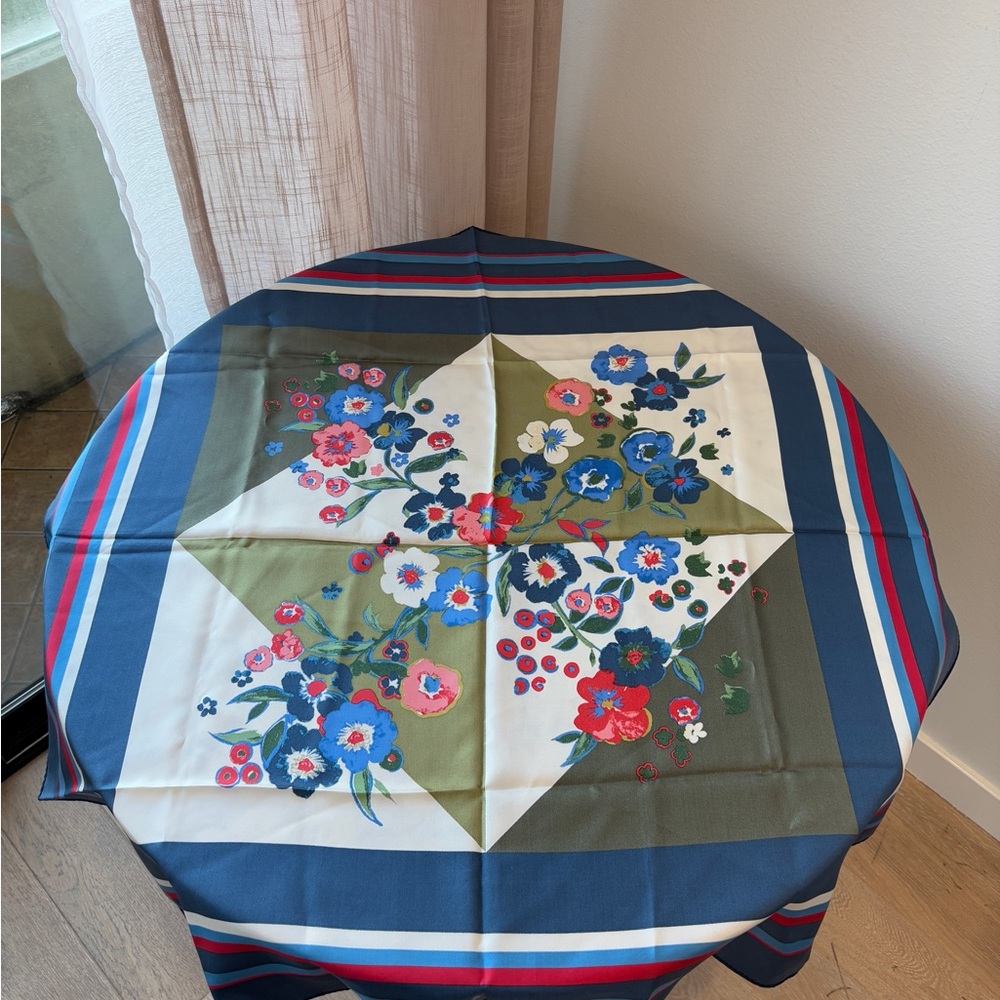 Tory burch silk square scarf